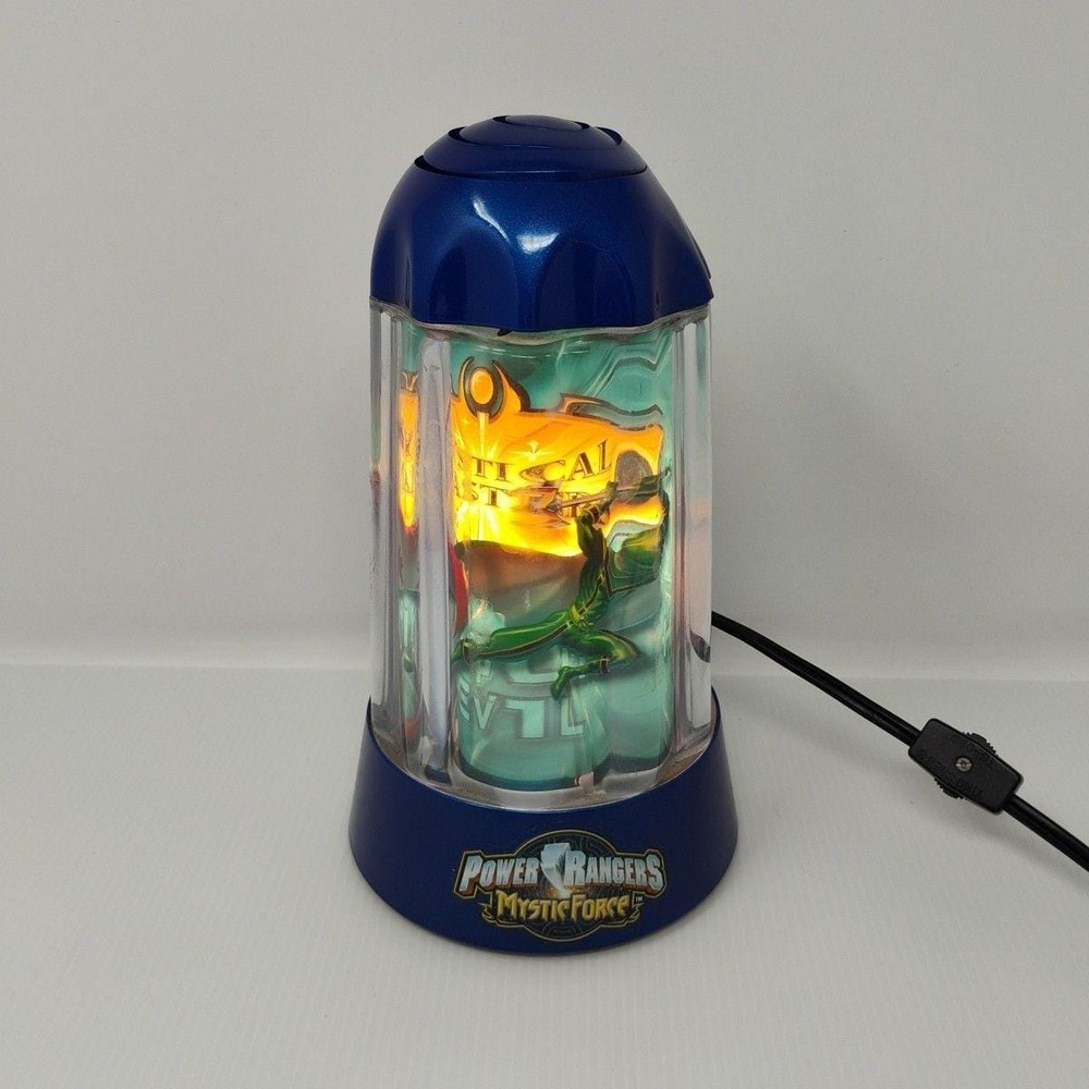 Vintage Rabbit Tanaka Power Rangers Spencers 3D Rotating Lamp - Tested & Working - Picture 2 of 10